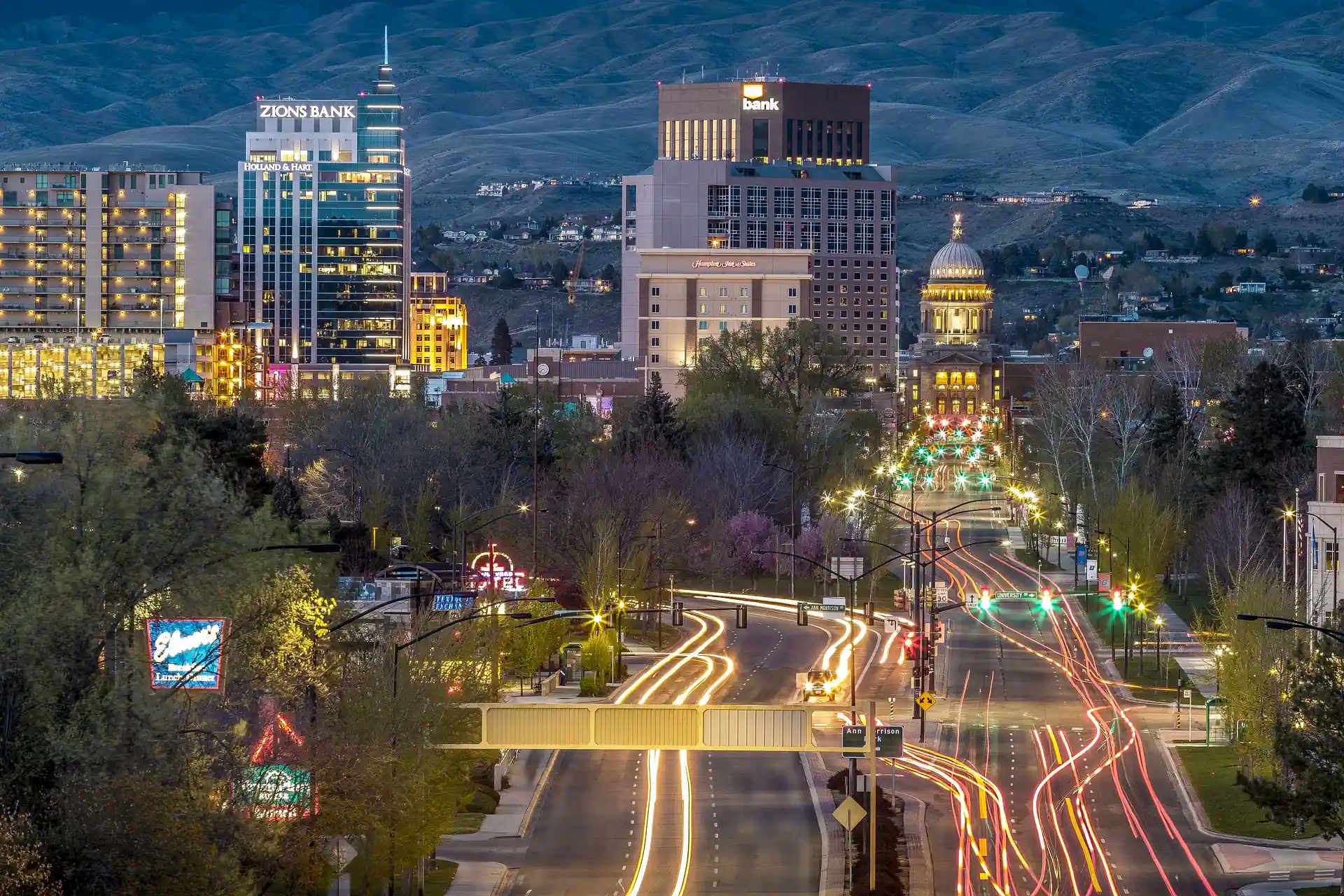 Commercial buildings in Boise and the Treasure Valley, Idaho